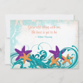 Uitnodiging voor strandstralen of voor weddenschap (Achterkant)