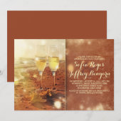  uitnodiging voor strandverloving (Voorkant / Achterkant)