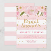 Uitnodiging voor Stripe Vrijgezellenfeest (Voorkant / Achterkant)