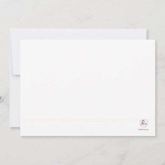 Uitnodiging voor suiker en specerijen (Achterkant)