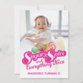 Uitnodiging voor suiker en specerijen (Voorkant)