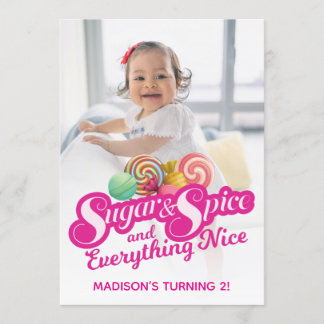 Uitnodiging voor suiker en specerijen