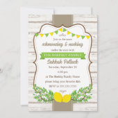 Uitnodiging voor Sukkah Potluck Sukkot (Voorkant)