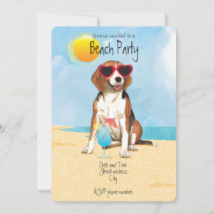 Uitnodiging voor Summer Beagle Beach Party