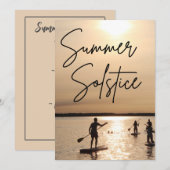 Uitnodiging voor Summer Solstice (Voorkant / Achterkant)