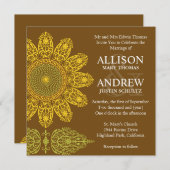 Uitnodiging voor Sunflower Weddenschap (Voorkant / Achterkant)