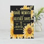 Uitnodiging voor Sunflower Weddenschap (Staand voorkant)