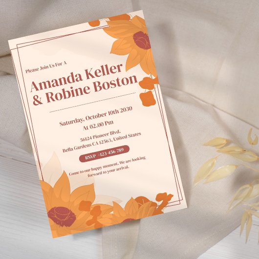 Uitnodiging voor Sunflower Weddenschap