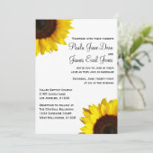 Uitnodiging voor Sunflower Weddenschap (Staand voorkant)