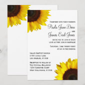 Uitnodiging voor Sunflower Weddenschap (Voorkant / Achterkant)