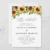 Uitnodiging voor Sunflower Weddenschap (Voorkant)