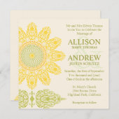 Uitnodiging voor Sunflower Weddenschap (Voorkant / Achterkant)