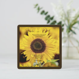 Uitnodiging voor Sunflower Weddenschap