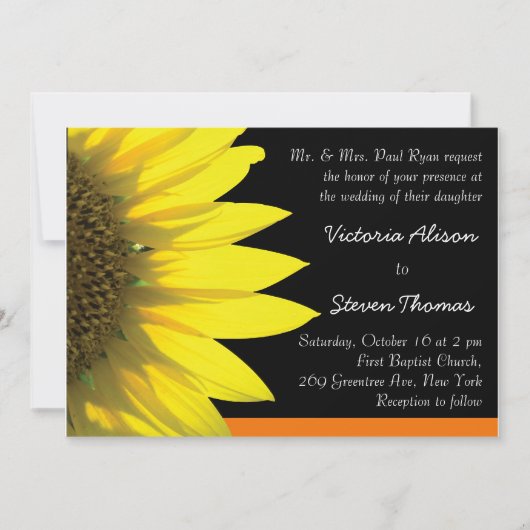 Uitnodiging voor Sunflower Weddenschap (Voorkant)