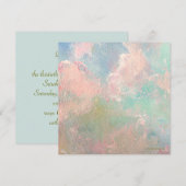 Uitnodiging voor Sunrise Clouds (Voorkant / Achterkant)