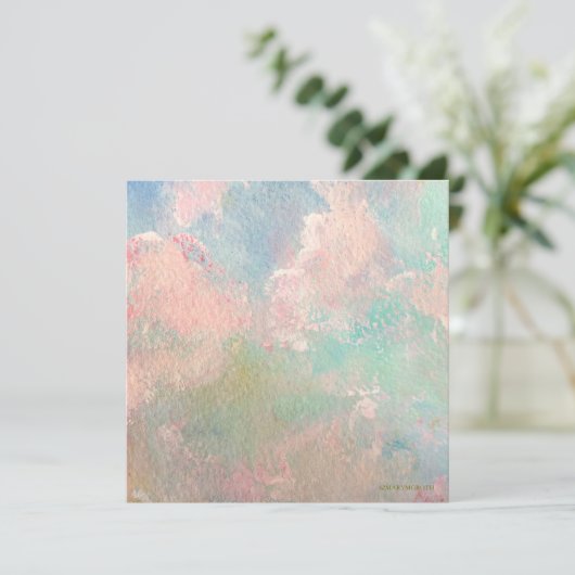 Uitnodiging voor Sunrise Clouds (Staand voorkant)