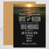 Uitnodiging voor Sunset Beach Weddenschap (Voorkant / Achterkant)