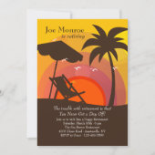 Uitnodiging voor sunset Glory Retirement Party (Voorkant)