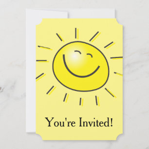 Uitnodiging voor Sunshine Party