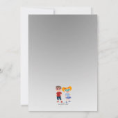 Uitnodiging voor Superhelden Party (Achterkant)