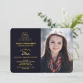 Uitnodiging voor Supreme Afstuderen foto (Staand voorkant)