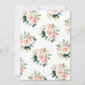 Uitnodiging voor Swan-Baby shower (Achterkant)