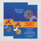 Uitnodiging voor tandwielen en werktuigen (Voorkant / Achterkant)