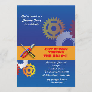 Uitnodiging voor tandwielen en werktuigen