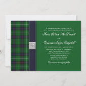  uitnodiging voor Tartan Celtic Wedding (Voorkant)