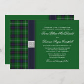 uitnodiging voor Tartan Celtic Wedding (Voorkant / Achterkant)