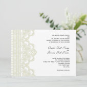 uitnodiging voor tatoeage bruiloft (Staand voorkant)