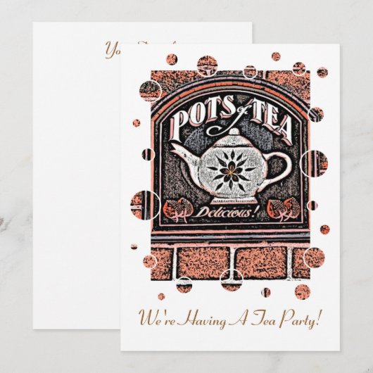 Uitnodiging voor TEA (Voorkant / Achterkant)