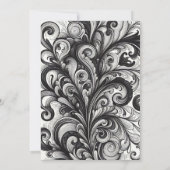 Uitnodiging voor Teal Quinceañera-meisje (Achterkant)