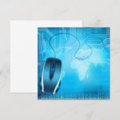 uitnodiging voor technische stijl (Voorkant / Achterkant)