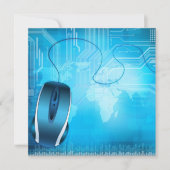 uitnodiging voor technische stijl (Voorkant)