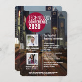 Uitnodiging voor Technology Business Conference (Voorkant / Achterkant)