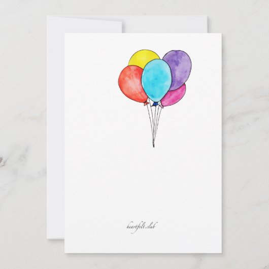 Uitnodiging voor telefonie (Achterkant)