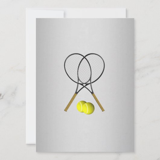 Uitnodiging voor tennisevenementen (Achterkant)