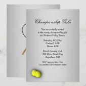 Uitnodiging voor tennisevenementen (Voorkant / Achterkant)