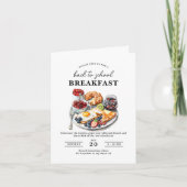 Uitnodiging voor 'Terug naar school'-ontbijt, pers (Voorkant)