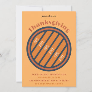 Uitnodiging voor Thanksgiving BBQ