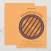 Uitnodiging voor Thanksgiving BBQ (Voorkant / Achterkant)