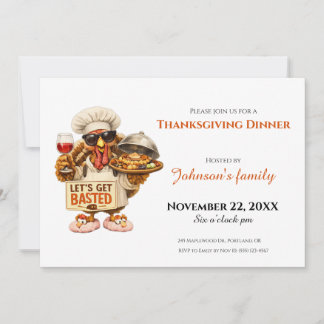 Uitnodiging voor Thanksgiving-diner