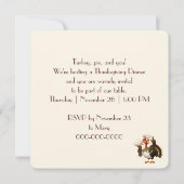 Uitnodiging voor Thanksgiving Dinner (Achterkant)