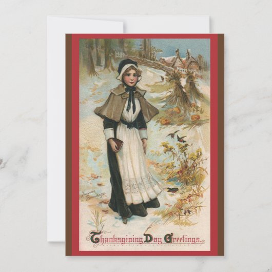 Uitnodiging voor Thanksgiving Dinner (Voorkant)