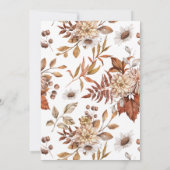 Uitnodiging voor Thanksgiving Dinner | Dank geven (Achterkant)