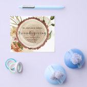 Uitnodiging voor Thanksgiving in goedkoop waterver Flyer (Enkel)