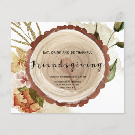Uitnodiging voor Thanksgiving in goedkoop waterver Flyer