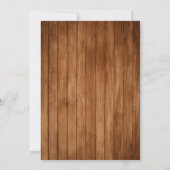 Uitnodiging voor Thanksgiving met touchdowns en ka (Achterkant)