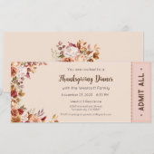 Uitnodiging voor Thanksgiving, Uitnodiging voor Th (Voorkant / Achterkant)